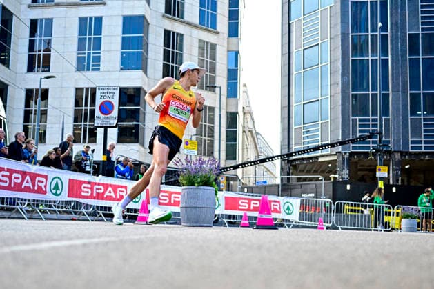 Johannes FRENZEL (Germany, Eintracht Frankfurt, MARATHON RACE WALK Men) GBR, European Athletics Championships, Athletics, 15.08.2026, GBR, European Athletics Championships, Athletics, 15.08.2026, Birmingham *** Johannes FRENZEL Germany, Eintracht Frankfurt, Men s Marathon Race Walk GBR, European Athletics Championships, Track and Field, August 15, 2026, GBR, European Athletics Championships, Track and Field, August 15, 2026, Birmingham Copyright: xEibnerxPressefoto JanxPapenfussx EP_JPS