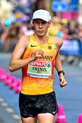 Johannes FRENZEL (Germany, Eintracht Frankfurt, MARATHON RACE WALK Men) GBR, European Athletics Championships, Athletics, 15.08.2026, GBR, European Athletics Championships, Athletics, 15.08.2026, Birmingham *** Johannes FRENZEL Germany, Eintracht Frankfurt, Men s Marathon Race Walk GBR, European Athletics Championships, Track and Field, August 15, 2026, GBR, European Athletics Championships, Track and Field, August 15, 2026, Birmingham Copyright: xEibnerxPressefoto JanxPapenfussx EP_JPS