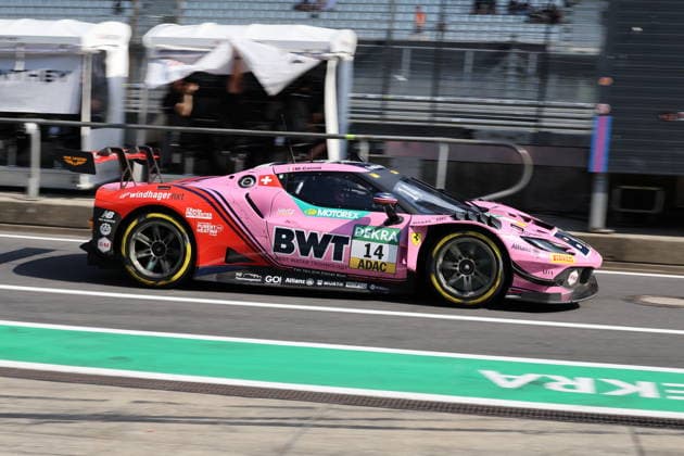 RECORD DATE NOT STATED Boxengassenimpressionen am Nuerburgring 14 Matteo Cairoli (ITA), Ferrari 296 GT3, Team: Emil Frey Racing (CHE) GER, Motorsport, DTM 2026, Rennen 11, Training, Freitag, Nuerburgring, Nuerburg, Rheinland-Pfalz, 14.08.2026 GER, Motorsport, DTM 2026, Rennen 11, Training, Freitag, Nuerburgring, Nuerburg, Rheinland-Pfalz, 14.08.2026 Nuerburg *** Pit Lane Scenes at the Nürburgring: 14 Matteo Cairoli (ITA), Ferrari 296 GT3, Team Emil Frey Racing (CHE GER), Motorsports, DTM 2026, Race 11, Practice, Friday, Nürburgring, Nürburg, Rhineland-Palatinate, August 14, 2026 GER, Motorsports, DTM 2026, Race 11, Practice, Friday, Nürburgring, Nürburg, Rhineland-Palatinate, August 14, 2026, Nürburg Copyright: xEibner-Pressefoto JuergenxAugstx EP_JAT