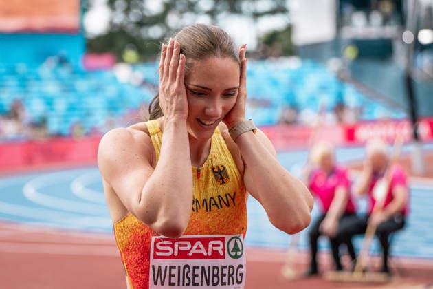 Sophie Weissenberg (TSV Bayer 04 Leverkusen, Siebenkampf Frauen), GBR, Leichtathletik, Athletics, European Athletics Championships 2026, Leichtathletik Europameisterschaft 2026, Birmingham 2026, 09.08.2026, GBR, Leichtathletik, Athletics, European Athletics Championships 2026, Leichtathletik Europameisterschaft 2026, Birmingham 2026, 09.08.2026 Birmingham *** Sophie Weissenberg, TSV Bayer 04 Leverkusen, Women s Heptathlon, GBR, Track and Field, Athletics, 2026 European Athletics Championships, 2026 European Track and Field Championships, Birmingham 2026, August 9, 2026, GBR, Track and Field, Athletics, 2026 European Athletics Championships, 2026 European Track and Field Championships, Birmingham 2026, August 9, 2026, Birmingham Copyright: xStefanxMayerx EP_SMR