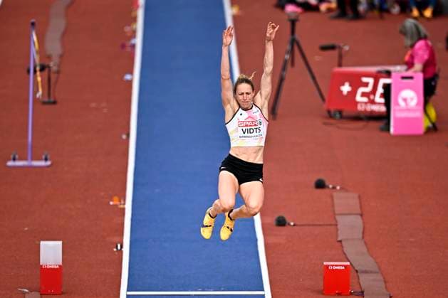 European Athletics Championships Birmingham 2026 - day 6 BIRMINGHAM, ENGLAND - AUGUST 15 : Vidts Noor (BEL) in action during the heptathlon long jump on day 6 of the Birmingham 2026 European Athletics Championships on August 15, 2026 in Birmingham, England, 15 08 2026 Birmingham ENGLAND  Copyright: xTomasxSiskx