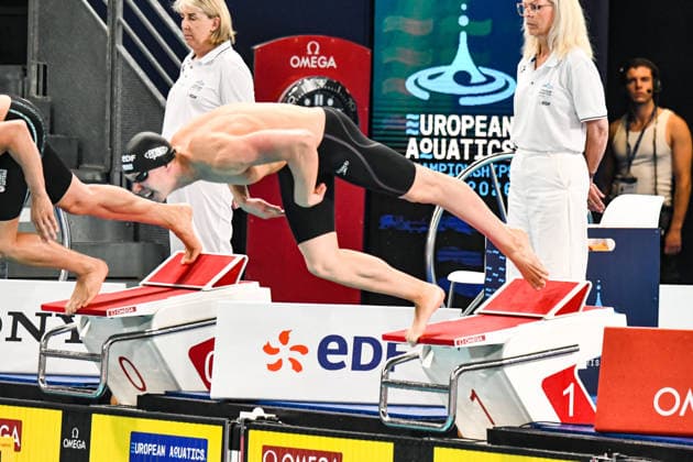 NATATION : Championnat d europe de natation 2026 - PARIS - 15 08 2026 Vincent Van Hooydonck (BEL) Saint DenisFrance  Copyright: xBaptistexAutissierx
