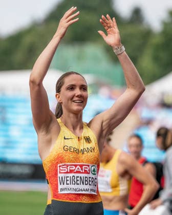 Sophie Weissenberg (TSV Bayer 04 Leverkusen, Siebenkampf Frauen), GBR, Leichtathletik, Athletics, European Athletics Championships 2026, Leichtathletik Europameisterschaft 2026, Birmingham 2026, 09.08.2026, GBR, Leichtathletik, Athletics, European Athletics Championships 2026, Leichtathletik Europameisterschaft 2026, Birmingham 2026, 09.08.2026 Birmingham *** Sophie Weissenberg, TSV Bayer 04 Leverkusen, Women s Heptathlon, GBR, Track and Field, Athletics, 2026 European Athletics Championships, 2026 European Track and Field Championships, Birmingham 2026, August 9, 2026, GBR, Track and Field, Athletics, 2026 European Athletics Championships, 2026 European Track and Field Championships, Birmingham 2026, August 9, 2026, Birmingham Copyright: xStefanxMayerx EP_SMR