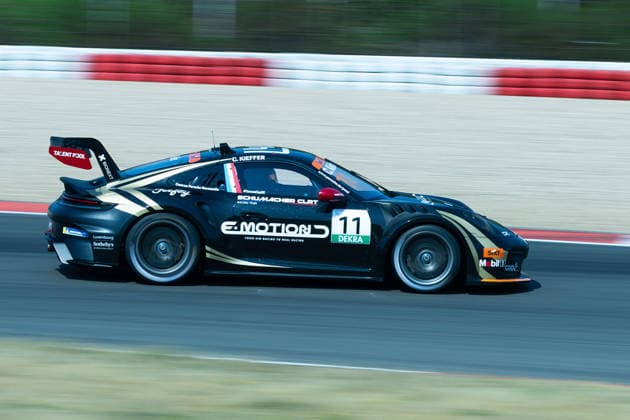 Nürburg, Deutschland 15.- 16. August 2026: Porsche Sixt Carrera Cup Deutschland - 2026 - Nürburgring - Samstag Rennen Im Bild: Chester Kieffer (L Schumacher CLRT) *** Nürburg, Germany, August 15–16, 2026 Porsche Sixt Carrera Cup Germany 2026 Nürburgring Saturday Race Pictured: Chester Kieffer L Schumacher CLRT Copyright: xFotostandx xManfredxStiebertx
