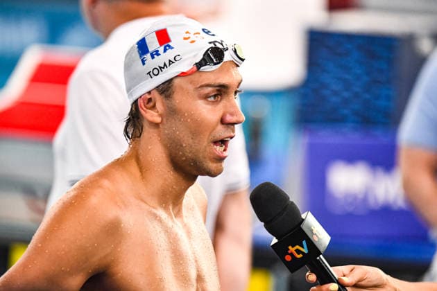 NATATION : Championnat d europe de natation 2026 - PARIS - 15 08 2026 Mewen Tomac (FRA) Saint DenisFrance  Copyright: xBaptistexAutissierx