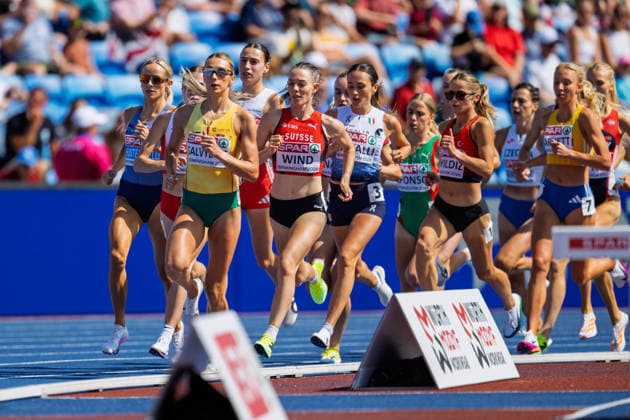 BIRMINGHAM, UNITED KINGDOM - AUGUST 15: Joceline Wind of Switzerland competes in the Women s 1500m during the European Athletics Championships at Alexander Stadium on August 15, 2026 in Birmingham, United Kingdom. England United Kingdom Copyright: xBEAUTIFULxSPORTS TobiasxLacknerx