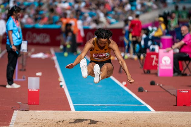 Malaika Mihambo (LG Kurpfalz, Weitsprung Frauen), GBR, Leichtathletik, Athletics, European Athletics Championships 2026, Leichtathletik Europameisterschaft 2026, Birmingham 2026, 09.08.2026, GBR, Leichtathletik, Athletics, European Athletics Championships 2026, Leichtathletik Europameisterschaft 2026, Birmingham 2026, 09.08.2026 Birmingham *** Malaika Mihambo, LG Kurpfalz, Women s Long Jump, GBR, Track and Field, Athletics, 2026 European Athletics Championships, 2026 European Track and Field Championships, Birmingham 2026, August 9, 2026, GBR, Track and Field, Athletics, 2026 European Athletics Championships, 2026 European Track and Field Championships, Birmingham 2026, August 9, 2026, Birmingham Copyright: xStefanxMayerx EP_SMR