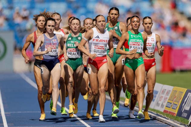 2026 European Athletics Championships, Alexander Stadium, Birmingham, England 15 8 2026 Women s 1500m Round 1 Heat 2 Ireland s Sarah Healy and Sophie O™Sullivan Sarah Healy and Sophie O™Sullivan 15 8 2026  Copyright: xx 0S9A6346