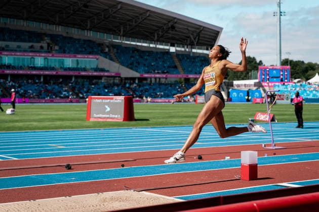 Malaika Mihambo (LG Kurpfalz, Weitsprung Frauen), GBR, Leichtathletik, Athletics, European Athletics Championships 2026, Leichtathletik Europameisterschaft 2026, Birmingham 2026, 09.08.2026, GBR, Leichtathletik, Athletics, European Athletics Championships 2026, Leichtathletik Europameisterschaft 2026, Birmingham 2026, 09.08.2026 Birmingham *** Malaika Mihambo, LG Kurpfalz, Women s Long Jump, GBR, Track and Field, Athletics, 2026 European Athletics Championships, 2026 European Track and Field Championships, Birmingham 2026, August 9, 2026, GBR, Track and Field, Athletics, 2026 European Athletics Championships, 2026 European Track and Field Championships, Birmingham 2026, August 9, 2026, Birmingham Copyright: xStefanxMayerx EP_SMR