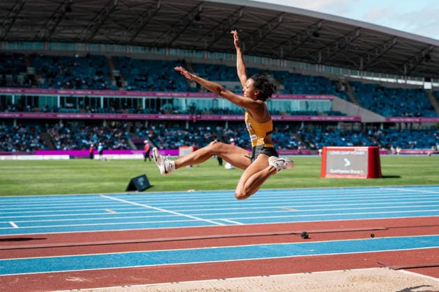 Malaika Mihambo (LG Kurpfalz, Weitsprung Frauen), GBR, Leichtathletik, Athletics, European Athletics Championships 2026, Leichtathletik Europameisterschaft 2026, Birmingham 2026, 09.08.2026, GBR, Leichtathletik, Athletics, European Athletics Championships 2026, Leichtathletik Europameisterschaft 2026, Birmingham 2026, 09.08.2026 Birmingham *** Malaika Mihambo, LG Kurpfalz, Women s Long Jump, GBR, Track and Field, Athletics, 2026 European Athletics Championships, 2026 European Track and Field Championships, Birmingham 2026, August 9, 2026, GBR, Track and Field, Athletics, 2026 European Athletics Championships, 2026 European Track and Field Championships, Birmingham 2026, August 9, 2026, Birmingham Copyright: xStefanxMayerx EP_SMR