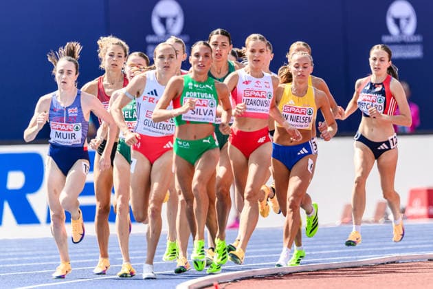 260815 Wilma Nielsen of Sweden and Ingeborg ostgard of Norway competes in women™s 1500 meter qualifier during day 6 of the 2026 European Athletics Championships on August 15, 2026 in Birmingham. Photo: Mathias Bergeld BILDBYRAN kod MB MT1071 friidrott athletics friidrett friidrotts-em em friidretts-em 2026 european athletics championships day 6 bbeng sverige norge *** August 15, 2026: Wilma Nielsen of Sweden and Ingeborg Ostgard of Norway compete in the women’s 1,500-meter qualifier during Day 6 of the 2026 European Athletics Championships on August 15, 2026 in Birmingham. Photo by Mathias Bergeld, BILDBYRAN, code MB MT1071. track and field, athletics, friidrett, friidrotts EM, 2026 European Athletics Championships, Day 6, BBeng, Sweden, Norway  Copyright: MATHIASxBERGELD BB260815MB062