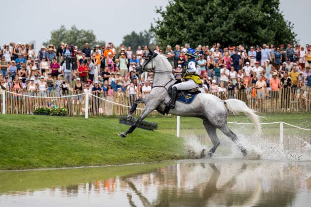 260815 Louise Romeike of Sweden with horse Caspian compete in the Eventing Cross-Country during day 5 of the 2026 FEI World Championships on August 15, 2026 in Aachen. Photo: Emma Wallskog BILDBYRAN kod EW EW0685 ridsport equestrian rid-vm 2026 2026 fei world championships bbeng ridsport-vm fälttävlan eventing terrängritt terräng sverige *** August 15, 2026: Louise Romeike of Sweden, riding Caspian, competes in the Eventing Cross Country on Day 5 of the 2026 FEI World Championships on August 15, 2026 in Aachen. Photo by Emma Wallskog. BILDBYRAN code EW EW0685 equestrian sports riding 2026 World Championships 2026 FEI World Championships BBENG equestrian sports World Championships eventing cross-country ride cross-country Sweden  Copyright: EMMAxWALLSKOG BB260815EW057