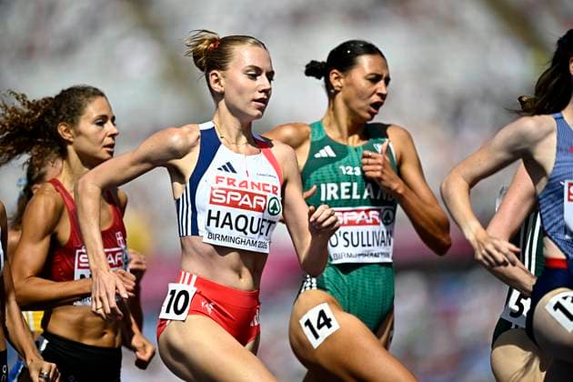 European Athletics Championships Birmingham 2026 - day 6 BIRMINGHAM, ENGLAND - AUGUST 15 : Haquet Augustine (FRA) in action during the 1500m on day 6 of the Birmingham 2026 European Athletics Championships on August 15, 2026 in Birmingham, England, 15 08 2026 Birmingham ENGLAND  Copyright: xTomasxSiskx