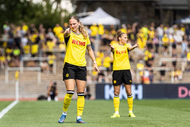 Testspiel: Borussia Dortmund Frauen - AS Roma Frauen; 15.08.2026 Annika Enderle (Borussia Dortmund Frauen, 19) Testspiel, BVB-Saisoneröffnung 2026 27: Borussia Dortmund Frauen - AS Roma Frauen; Rote Erde, Dortmund; 15.08.2026 *** Friendly Match: Borussia Dortmund Women vs. AS Roma Women, August 15, 2026; Annika Enderle, Borussia Dortmund Women, 19th Friendly Match, BVB 2026 Season Opener; August 27, 2026; Borussia Dortmund Women vs. AS Roma Women, Rote Erde, Dortmund, August 15, 2026 Copyright: xBEAUTIFULxSPORTS Buriakovx
