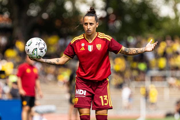 Testspiel: Borussia Dortmund Frauen - AS Roma Frauen; 15.08.2026 Elisabetta Oliviero (AS Roma Frauen, 13) Testspiel, BVB-Saisoneröffnung 2026 27: Borussia Dortmund Frauen - AS Roma Frauen; Rote Erde, Dortmund; 15.08.2026 *** Friendly Match: Borussia Dortmund Women vs. AS Roma Women, August 15, 2026; Elisabetta Oliviero (AS Roma Women), 13th Friendly Match, BVB 2026 Season Opener; August 27, 2026: Borussia Dortmund Women vs. AS Roma Women at Rote Erde, Dortmund, August 15, 2026 Copyright: xBEAUTIFULxSPORTS Buriakovx