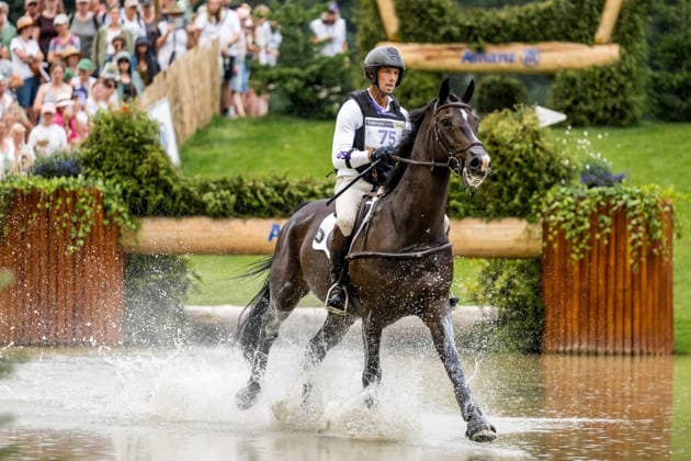 260815 William Coleman of USA with horse Diabolo compete in the Eventing Cross-Country during day 5 of the 2026 FEI World Championships on August 15, 2026 in Aachen. Photo: Emma Wallskog BILDBYRAN kod EW EW0685 ridsport equestrian rid-vm 2026 2026 fei world championships bbeng ridsport-vm fälttävlan eventing terrängritt terräng *** August 15, 2026: William Coleman of the U.S., riding Diabolo, competes in the Eventing Cross Country on Day 5 of the 2026 FEI World Championships on August 15, 2026 in Aachen. Photo by Emma Wallskog, BILDBYRAN, code EW EW0685. equestrian sports, riding, 2026 World Championships, 2026 FEI World Championships, BBENG, equestrian sports, World Championships, eventing, cross-country  Copyright: EMMAxWALLSKOG BB260815EW065