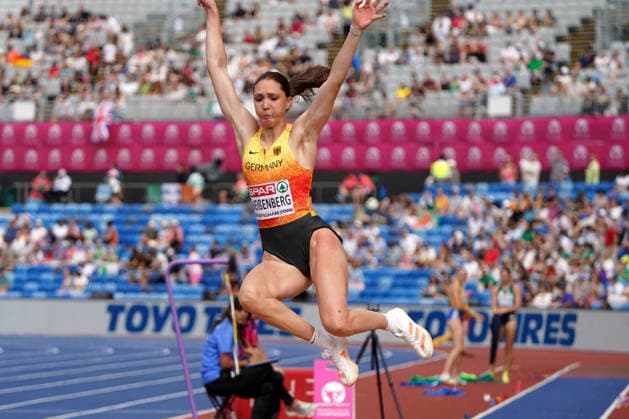 Birmingham , Leichtathletik, Athletics, Track and Field, EAA, Leichtathletik EM Birmingham 2026 European Championships birmingham 2026 , 10.08-17.08.2026, Alexander Stadium Birmingham, Grossbritannien , Heptathlon,Siebenkampf Weitsprung, Long Jump, Sophie Weißenberg, S Deutschland, Germany GER Copyright Gladys Chai von der Laage *** Birmingham, Track and Field, Athletics, EAA, 2026 European Athletics Championships in Birmingham, August 10–17, 2026, Alexander Stadium, Birmingham, United Kingdom, Heptathlon, Long Jump, Sophie Weißenberg, South Germany, Germany (GER) Copyright Gladys Chai von der Laage