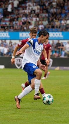 15.08.2026, Hänsch-Arena, Meppen, GER, 3. Liga, 2. Spieltag: SV Meppen vs SG Sonnenhof Großaspach, Niclas Nadj (SV Meppen 40) DFL REGULATIONS PROHIBIT ANY USE OF PHOTOGRAPHS AS IMAGE SEQUENCES AND OR QUASI-VIDEO. Meppen Niedersachsen Hänsch-Arena *** August 15, 2026, Hänsch Arena, Meppen, GER, 3rd Division, Matchday 2: SV Meppen vs. SG Sonnenhof Großaspach, Niclas Nadj, SV Meppen 40. DFL regulations prohibit any use of photographs as image sequences and or quasi-video. Meppen, Lower Saxony, Hänsch Arena