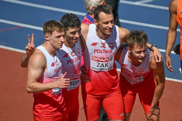 2026.08.15 Birmingham Lekkoatletyka Mistrzostwa Europy N z Patryk Krupa Dominik Kopec Lukasz Zak Jakub Lempach Foto Michal Laudy PressFocus 2026.08.15 Birmingham Athletics European Athletics Championships Patryk Krupa Dominik Kopec Lukasz Zak Jakub Lempach Credit: Michal Laudy PressFocus NEWSPIX.PL --- newspix.pl 