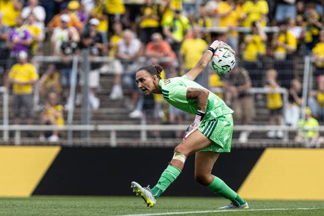 Testspiel: Borussia Dortmund Frauen - AS Roma Frauen; 15.08.2026 Olivie Lukasova (AS Roma Frauen, 1) Testspiel, BVB-Saisoneröffnung 2026 27: Borussia Dortmund Frauen - AS Roma Frauen; Rote Erde, Dortmund; 15.08.2026 *** Friendly Match: Borussia Dortmund Women vs. AS Roma Women, August 15, 2026, Olivie Lukasova, AS Roma Women, 1st Friendly Match, BVB 2026 Season Opener, August 27, Borussia Dortmund Women vs. AS Roma Women, Rote Erde, Dortmund, August 15, 2026 Copyright: xBEAUTIFULxSPORTS Buriakovx