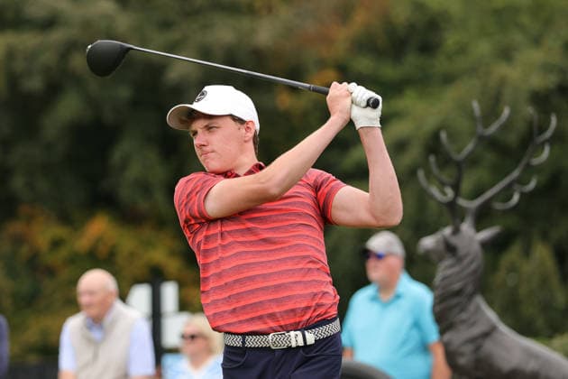 REPRO FREE *PRESS RELEASE NO REPRODUCTION FEE* EDITORIAL USE ONLY AIG Irish Men s Amateur Close Championship, Portumna Golf Club, Galway 15 8 2026 Conor McCarthy Conor McCarthy 15 8 2026  Copyright: xBryanxKeanex BK1_2178 copy