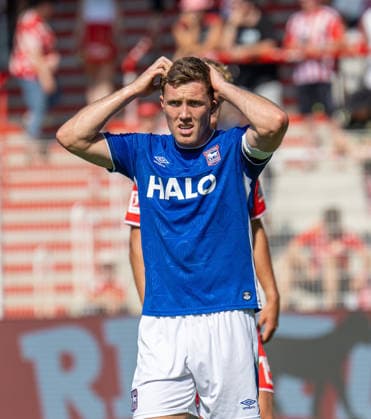 Fußball, Herren, Saison 2026 2027, Testspiel, 1. FC Union Berlin - Ipswich Town, Dara O Shea (Ipswich), 15.08.2026, *** Soccer, Men s, 2026–2027 Season, Friendly Match, 1. FC Union Berlin vs. Ipswich Town, Dara O Shea (Ipswich), August 15, 2026, Copyright: xSebastianxRäppold MatthiasxKochx