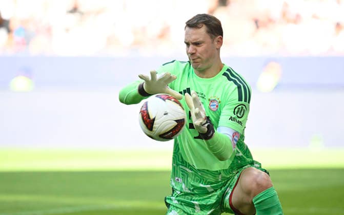 Torwart Manuel Neuer FC Bayern Muenchen FCB (01) Aktion FC Bayern Muenchen FCB vs RB Leipzig RBL Telekom Cup 15.08.2026 DFL REGULATIONS PROHIBIT ANY USE OF PHOTOGRAPHS AS IMAGE SEQUENCES AND OR QUASI-VIDEO FC Bayern Muenchen FCB vs RB Leipzig RBL *** Goalkeeper Manuel Neuer, FC Bayern Munich (FCB) 01, Action: FC Bayern Munich (FCB) vs. RB Leipzig (RBL), Telekom Cup, August 15, 2026. DFL regulations prohibit any use of photographs as image sequences and or quasi-video. FC Bayern Munich FCB vs. RB Leipzig RBL