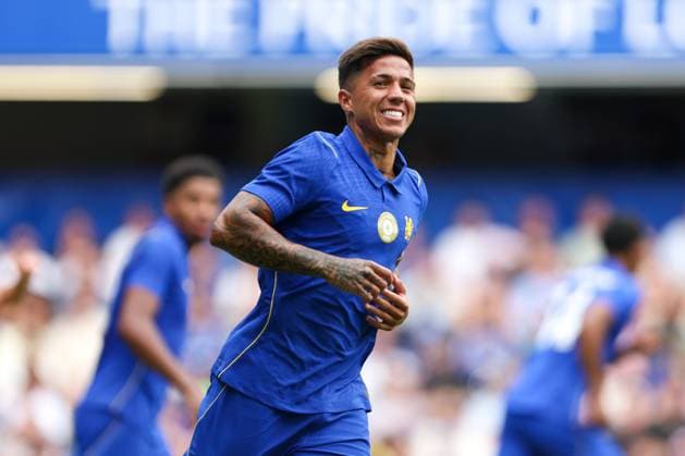 Enzo Fernandez of Chelsea reacts Chelsea v Real Sociedad, Pre Season Friendly, Football, Stamford Bridge, London, UK, 15 08 2026, England - 15 Aug 2026London Stamford Bridge England United Kingdom  Copyright: xHanc WiredxPhotos Shutterstockx 17084257ba