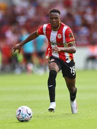 Mamadou Sangare of Brentford Brentford v Eintracht Frankfurt, Pre Season Friendly, Football, Gtech Community Stadium, London, UK - 15 Aug 2026London Gtech Community Stadium United Kingdom EDITORIAL USE ONLY No use with unauthorised audio, video, data, fixture lists, club league logos or live services. Online in-match use limited to 120 images, no video emulation. No use in betting, games or single club league player publications.  Copyright: xMichaelxZemanek Shutterstockx 17070130j