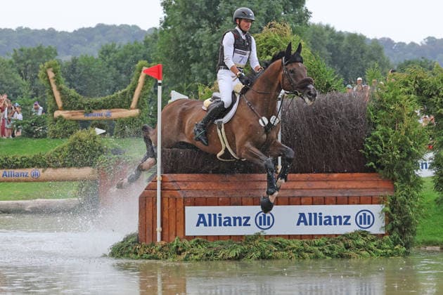 Christoph Wahler (GER, Deutschland, Germany) mit Pferd DAccord FRH , Vielseitigkeit Dressur, FEI Eventing World Championship, WM, Weltmeisterschaft , DHL-Preis, Einzel Mannschaft, Geländeprüfung, Teilprüfung Gelände, Cross Country , AACHEN - FEI World Championships 2026, Weltfest des Pferdesports, Reitsport Weltmeisterschaft 2026, Aachen 2026, Welcome Home 2026, Aachener Soers, 11. bis 23. August 2026, Reitsport, 15.08.2026, Aachen Aachener Soers Deutschland *** Christoph Wahler GER, Germany, riding DAccord FRH, Eventing Dressage, FEI Eventing World Championship, DHL Prize, Individual and Team, Cross-Country, Cross-Country Stage, Cross Country, AACHEN FEI World Championships 2026, World Equestrian Festival, 2026 World Equestrian Championships, Aachen 2026, Welcome Home 2026, Aachen Soers, August 11–23, 2026, Equestrian Sports, August 15, 2026, Aachen Soers, Germany