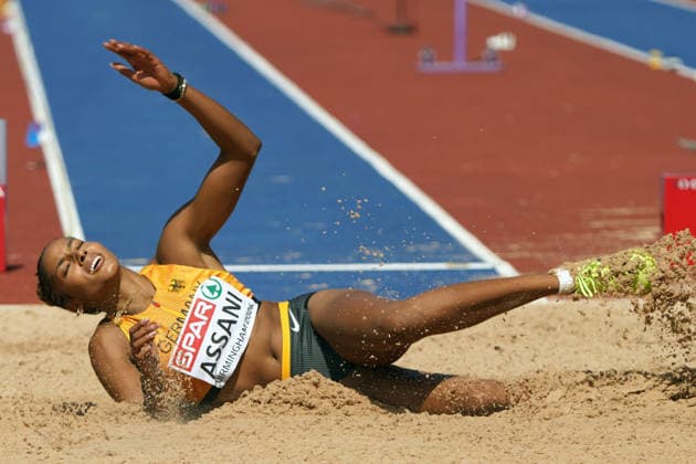 Birmingham , Leichtathletik, Athletics, Track and Field, EAA, Leichtathletik EM Birmingham 2026 European Championships birmingham 2026 , 10.08-17.08.2026, Alexander Stadium Birmingham, Grossbritannien , Weitsprung, Frauen Long Jump women, , Mikaelle Assani, Deutschland, Germany GER Copyright Gladys Chai von der Laage *** Birmingham, Track and Field, Athletics, EAA, 2026 European Athletics Championships in Birmingham, August 10–17, 2026, Alexander Stadium, Birmingham, United Kingdom, Long Jump (Women), Mikaelle Assani, Germany (GER), Copyright Gladys Chai von der Laage