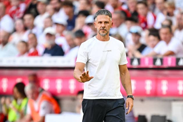 Trainer Martin Demichelis (RB Leipzig) gestures during the Telekom Cup match between FC Bayern Muenchen and RB Leipzig at Allianz Arena on August 15, 2026 in Munich, Germany. (Photo by Harry Langer DeFodi Images) - *** Coach Martin Demichelis of RB Leipzig gestures during the Telekom Cup match between FC Bayern Munich and RB Leipzig at the Allianz Arena on August 15, 2026, in Munich, Germany. Photo by Harry Langer, DeFodi Images