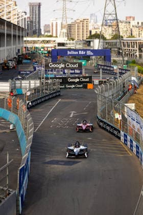 2026 FORMULA E LONDON ePRIX 09 EVANS Mitch (nzl), Jaguar TCS Racing, Jaguar I-Type 7, action during the London ePrix, 16th and 17th round of the 2025-26 ABB FIA Formula E World Championship, WM, Weltmeisterschaft on the ExCel London Circuit from August 14 to 16, 2026 in London, United Kingdom - LondonUnited Kingdom  Copyright: xDamienxDoumerguex