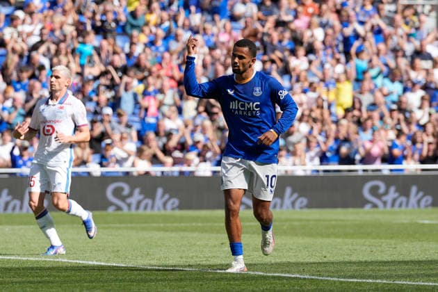 Everton v LOSC, Pre-Season Friendly Iliman Ndiaye of Everton celebrates after he scores a goal form the penalty spot to make it 1-0 during the Everton v LOSC Pre-Season Friendly match at the Hill Dickinson Stadium, Liverpool, England on 15 August 2026 Credit: Steve Flynn Every Second Media Editorial use only. All images are copyright Every Second Media Limited. No images may be reproduced without prior permission. Copyright: xIMAGO EveryxSecondxMediax ESM-2091-0039 StevexFlynnx xEveryxSecondxMediax