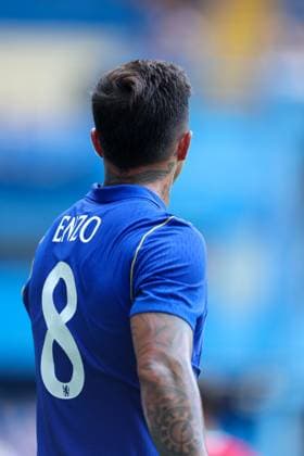 Enzo Fernandez of Chelsea looks on Chelsea v Real Sociedad, Pre Season Friendly, Football, Stamford Bridge, London, UK, 15 08 2026, England - 15 Aug 2026London Stamford Bridge England United Kingdom  Copyright: xHanc WiredxPhotos Shutterstockx 17084257by