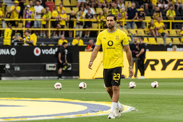Regionalliga West: Borussia Dortmund II - 1.FC Köln II, 07.08.2026 Emre Can (Borussia Dortmund, 23) bei der offiziellen Vorstellung der Kader für die Saison 2026 27. Regionalliga West: Borussia Dortmund II - 1.FC Köln II, Rote Erde, Dortmund; 07.08.2026 DFB regulations prohibit any use of photographs as image sequences and or quasi video. *** Regionalliga West: Borussia Dortmund II 1, 1. FC Köln II, August 7, 2026. Emre Can of Borussia Dortmund, No. 23, at the official presentation of the rosters for the 2026–27 season. Regionalliga West: Borussia Dortmund II 1, 1. FC Köln II, Rote Erde, Dortmund, August 7, 2026. DFB regulations prohibit any use of photographs as image sequences and or quasi-video. Copyright: xBEAUTIFULxSPORTS Buriakovx