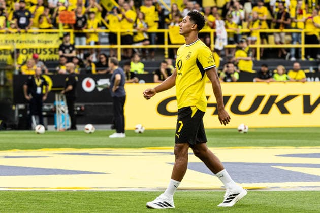 Regionalliga West: Borussia Dortmund II - 1.FC Köln II, 07.08.2026 Jobe Bellingham (Borussia Dortmund, 7) bei der offiziellen Vorstellung der Kader für die Saison 2026 27. Regionalliga West: Borussia Dortmund II - 1.FC Köln II, Rote Erde, Dortmund; 07.08.2026 DFB regulations prohibit any use of photographs as image sequences and or quasi video. *** Regionalliga West: Borussia Dortmund II vs. 1. FC Köln II, August 7, 2026—Jobe Bellingham of Borussia Dortmund, number 7, at the official presentation of the rosters for the 2026–27 season in the Regionalliga West: Borussia Dortmund II vs. 1. FC Köln II, Rote Erde, Dortmund, August 7, 2026. DFB regulations prohibit any use of photographs as image sequences and or quasi-video. Copyright: xBEAUTIFULxSPORTS Buriakovx