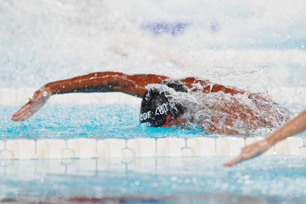 Sara Curtis from Italy at the Swimming European Aquatics Championships Paris 2026, Paris, August 15, 2026 .  Copyright: xGianxMattiaxD Alberto LaPressex