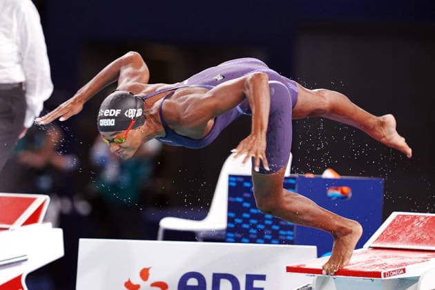 Sara Curtis from Italy at the Swimming European Aquatics Championships Paris 2026, Paris, August 15, 2026 .  Copyright: xGianxMattiaxD Alberto LaPressex