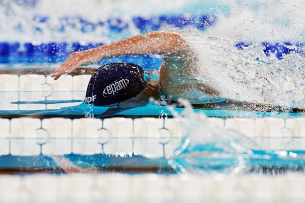 Sarah Sjostrom from Sweden at the Swimming European Aquatics Championships Paris 2026, Paris, August 15, 2026 .  Copyright: xGianxMattiaxD Alberto LaPressex