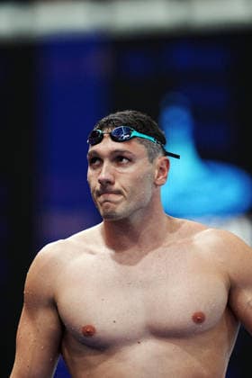 Simone Cerasuolo from Italy at the Swimming European Aquatics Championships Paris 2026, Paris, August 15, 2026 .  Copyright: xGianxMattiaxD Alberto LaPressex