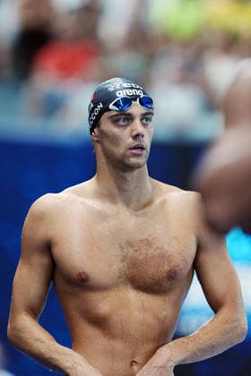 Thomas Ceccon from Italy at the Swimming European Aquatics Championships Paris 2026, Paris, August 15, 2026 .  Copyright: xGianxMattiaxD Alberto LaPressex
