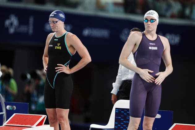 Sarah Sjostrom from Sweden at the Swimming European Aquatics Championships Paris 2026, Paris, August 15, 2026 .  Copyright: xGianxMattiaxD Alberto LaPressex
