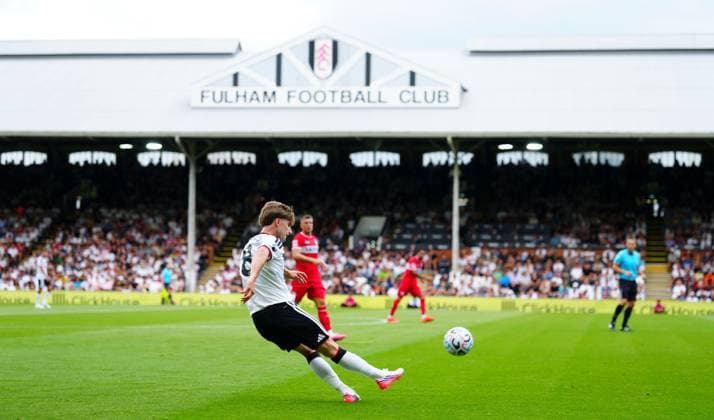 Cesar Palacios of Fulham Fulham v Stuttgart, Pre Season Friendly, Football, Craven Cottage, London, UK - 15 Aug 2026London Craven Cottage United Kingdom EDITORIAL USE ONLY No use with unauthorised audio, video, data, fixture lists, club league logos or live services. Online in-match use limited to 120 images, no video emulation. No use in betting, games or single club league player publications.  Copyright: xJavierxGarcia Shutterstockx 17070137af