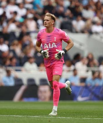 Pre Season Friendly - Tottenham Hotspur v TSG 1899 Hoffenheim LONDON, ENGLAND, AUGUST 15: Antonín Kinsky of Tottenham Hotspur during the Pre Season Friendly match between Tottenham Hotspur v TSG 1899 Hoffenheim at Tottenham Hotspur Stadium, London on 15 August. (Photo by Daniel Weir) London Tottenham Hotspur Stadium United Kingdom Copyright: xDanielxWeir SportsxPressxPhotox Sportspressphoto_SPR207067