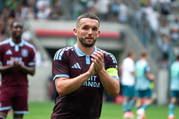 Deutschland: Freundschaftsspiel-Vorbereitung 2026 2027 - Mönchengladbach vs Aston Villa - Borussia-Park-Stadion (Mönchengladbach): nach dem Spiel John McGinn (Aston Villa,7) Gesichtsausdruck, Emotionen Mönchengladbach Borussia-Park-Stadion Deutschland *** Germany Friendly Match, 2026-2027 Season, Mönchengladbach vs. Aston Villa, Borussia Park Stadium, Mönchengladbach, after the game: John McGinn (Aston Villa), 7, facial expression, emotions, Mönchengladbach, Borussia Park Stadium, Germany Copyright: xOrhanxHabashx