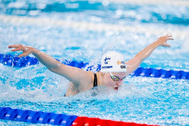 France, Paris, Centre Aquatique Olympique Metropole du Grand Paris, 15.08.2026, European Aquatics Championships, Day 16 - Morning Session, Laura Lahtinen, Finland, Photo by Eibner Pressefoto Tino Henschel European Aquatics Championships, Day 16 - Morning Session Paris *** France, Paris, Centre Aquatique Olympique Metropole du Grand Paris, August 15, 2026, European Aquatics Championships, Day 16 Morning Session, Laura Lahtinen, Finland, Photo by Eibner Pressefoto Tino Henschel European Aquatics Championships, Day 16 Morning Session Paris Copyright: xEibnerxPressefotox