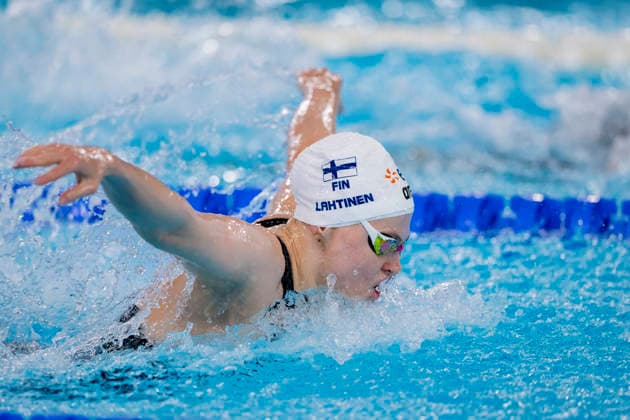 France, Paris, Centre Aquatique Olympique Metropole du Grand Paris, 15.08.2026, European Aquatics Championships, Day 16 - Morning Session, Laura Lahtinen, Finland, Photo by Eibner Pressefoto Tino Henschel European Aquatics Championships, Day 16 - Morning Session Paris *** France, Paris, Centre Aquatique Olympique Metropole du Grand Paris, August 15, 2026, European Aquatics Championships, Day 16 Morning Session, Laura Lahtinen, Finland, Photo by Eibner Pressefoto Tino Henschel European Aquatics Championships, Day 16 Morning Session Paris Copyright: xEibnerxPressefotox