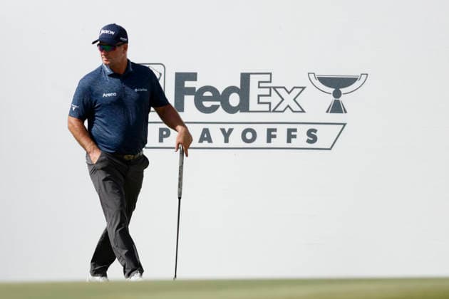 MEMPHIS, TN - AUGUST 15: Ryan Fox of New Zealand during the third round of the FedEx St. Jude Championship, August 15, 2026, at TPC Southwind in Memphis, Tennessee. (Photo by Matthew Maxey Icon Sportswire) GOLF: AUG 15 PGA, Golf Herren FedEx St. Jude Championship EDITORIAL USE ONLY Icon260815012