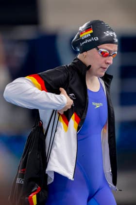 France, Paris, Centre Aquatique Olympique Metropole du Grand Paris, 15.08.2026, European Aquatics Championships, Day 16 - Morning Session, Lena Ludwig, SV Nikar Heidelberg, Germany, Photo by Eibner Pressefoto Tino Henschel European Aquatics Championships, Day 16 - Morning Session Paris *** France, Paris, Centre Aquatique Olympique Metropole du Grand Paris, August 15, 2026, European Aquatics Championships, Day 16 Morning Session, Lena Ludwig, SV Nikar Heidelberg, Germany, Photo by Eibner Pressefoto Tino Henschel European Aquatics Championships, Day 16 Morning Session, Paris Copyright: xEibnerxPressefotox